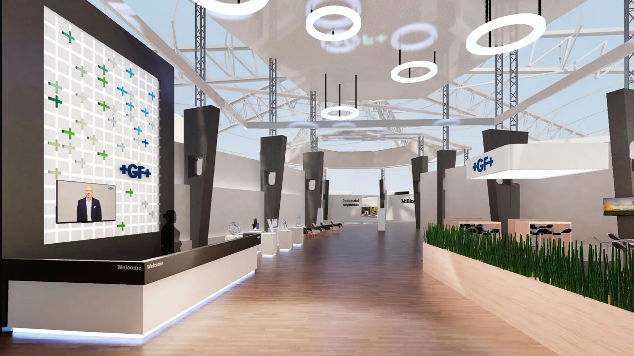 Hall du showroom GF Machining Solutions
